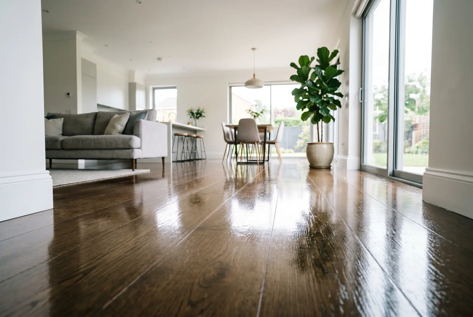 Floor care after a Spotless professional clean