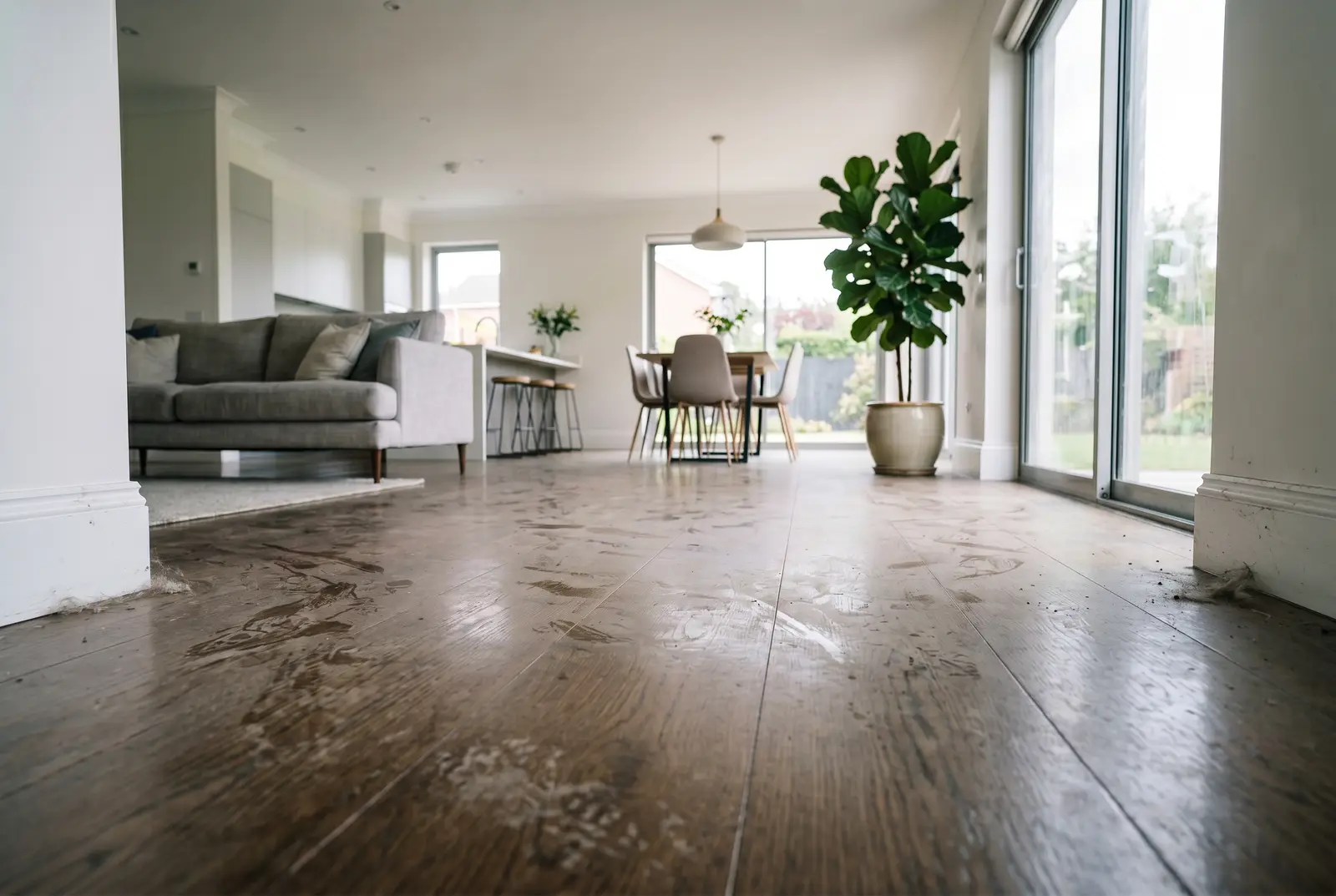 Floor care before cleaning